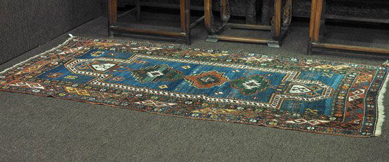 Antique Caucasian Kazak Wool Carpet (1 of 1)