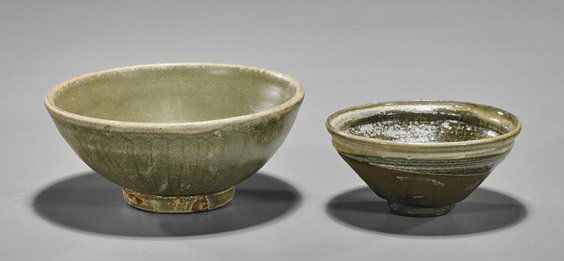 Two Chinese Glazed Stoneware Bowls (1 of 1)
