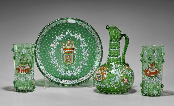 Enameled Glass Drinking Set (1 of 1)