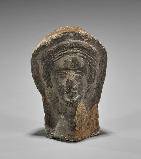 Etruscan Terracotta Votive Female Head (1 of 2)