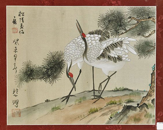 Two Chinese Paintings: Birds (1 of 4)