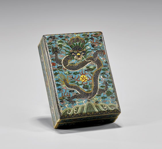 QIANLONG-STYLE CLOISONNÉ BOX (1 of 3)