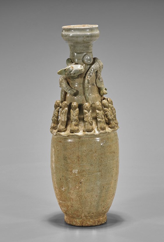 Antique Chinese Glazed Funerary Jar (1 of 1)