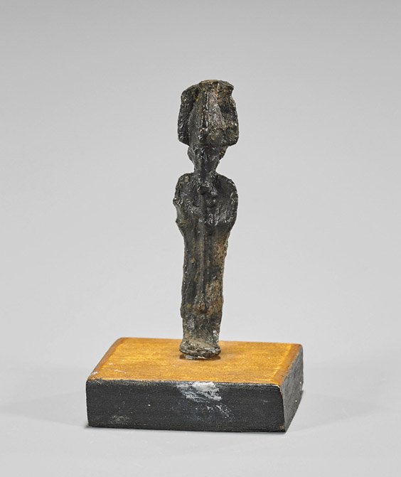 Miniature Egyptian Bronze Osiris (1 of 1)