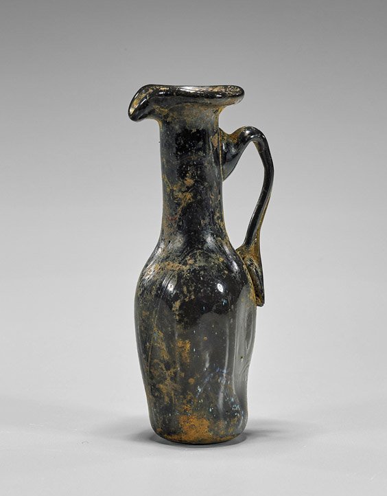 Ancient Roman Amber Glass Pitcher (1 of 1)