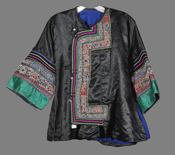 Chinese Silk Jacket & Linen Skirt (1 of 2)