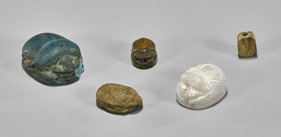 Five Ancient Egyptian Amulets (1 of 2)