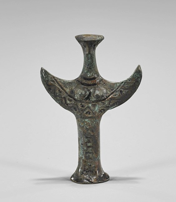 Ancient Cypriot Bronze Female Idol (1 of 1)