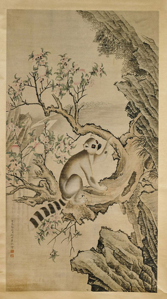 Three Chinese Paper Scrolls: Animals (1 of 6)