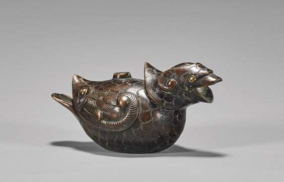 CHINESE BIRD-FORM BRONZE WATER-DROPPER (1 of 2)