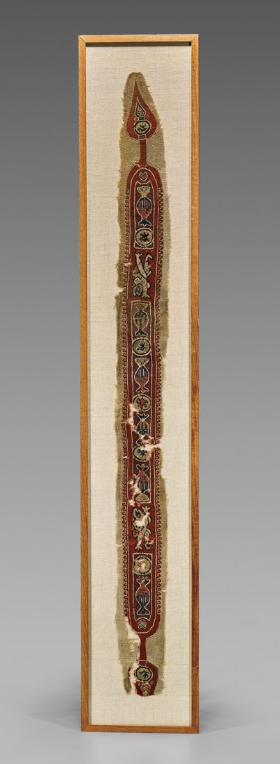ANCIENT COPTIC TEXTILE "CLAVUS" BAND (1 of 1)