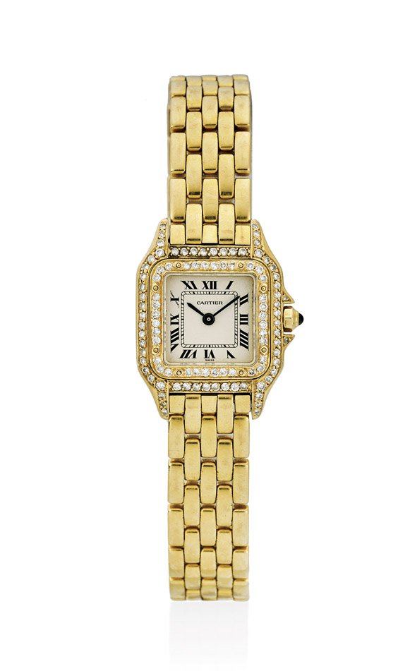 CARTIER 18K YELLOW GOLD PANTHÈRE WATCH (1 of 1)