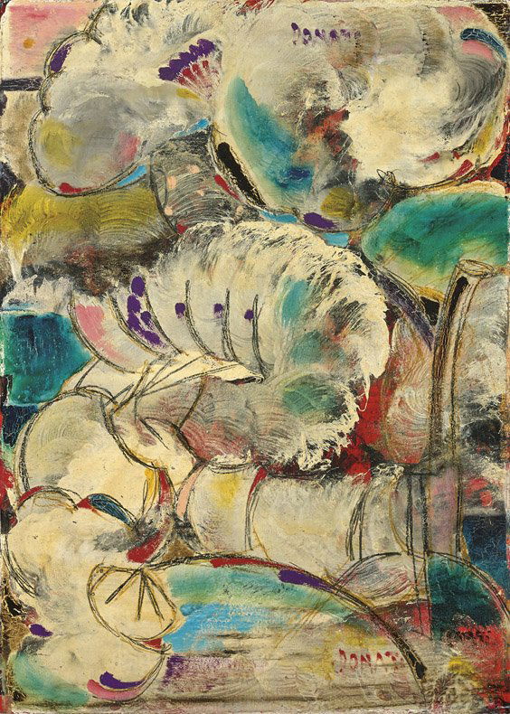 MIXED MEDIA PAINTING BY LAZZARO DONATI (1 of 2)