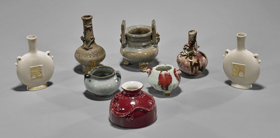Eight Chinese Scholar Porcelains (1 of 1)