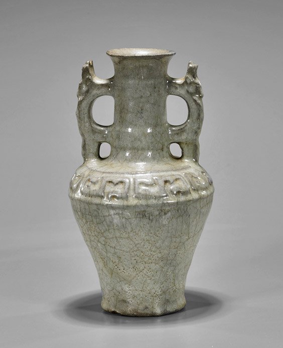 Antique Chinese Glazed Porcelain Vase (1 of 1)