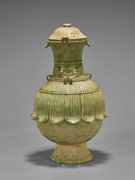 Antique Chinese Moulded Ceramic Vase (1 of 1)