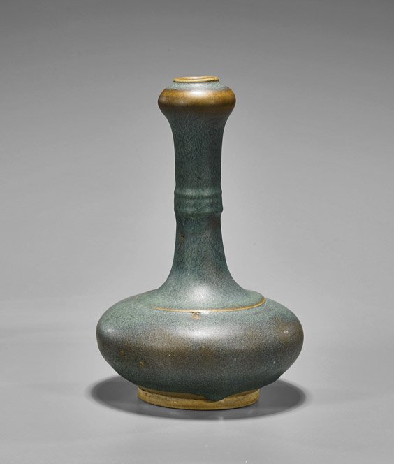 Antique Chinese Glazed Bottle Vase (1 of 1)