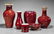 Six Chinese 'Ox-Blood' Red Porcelain Vases
