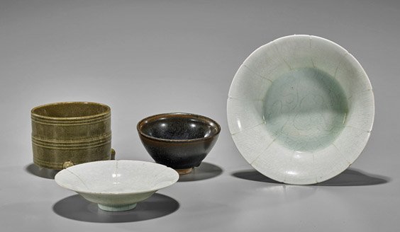 Four Chinese Early-Style Ceramics (1 of 1)