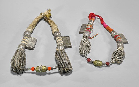 Two Antique Omani Silver Marriya Neckalces (1 of 1)