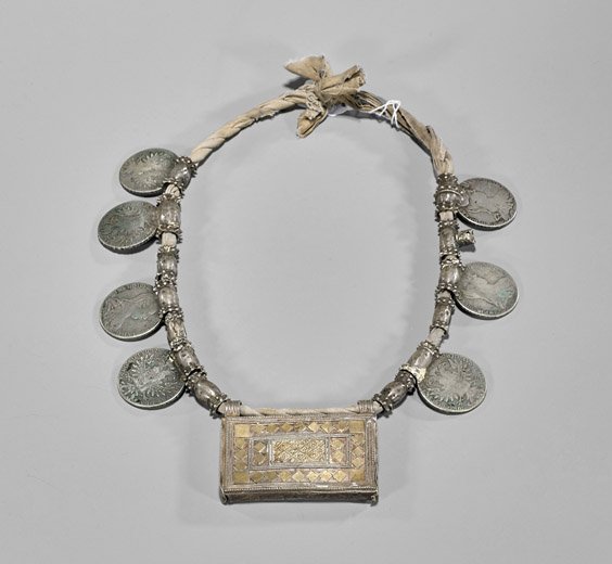 Antique Omani Silver Marriya Necklace (1 of 1)