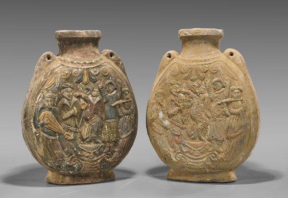 Four Chinese Pottery Vases (1 of 2)