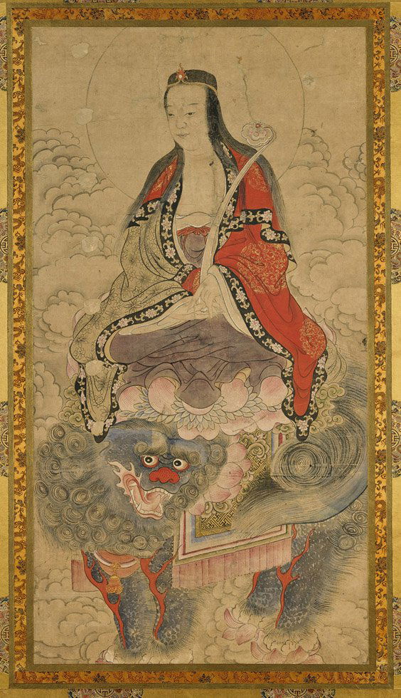 Large Chinese Paper Painting: Guanyin (1 of 1)