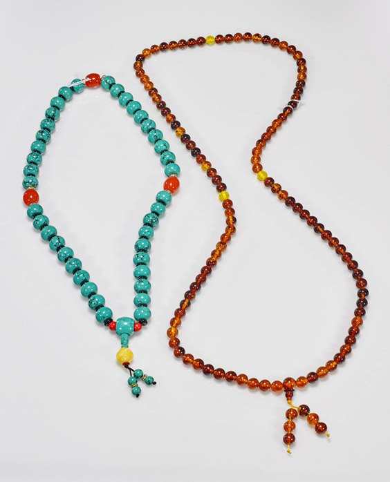 Two Chinese Prayer Bead Necklaces (1 of 1)