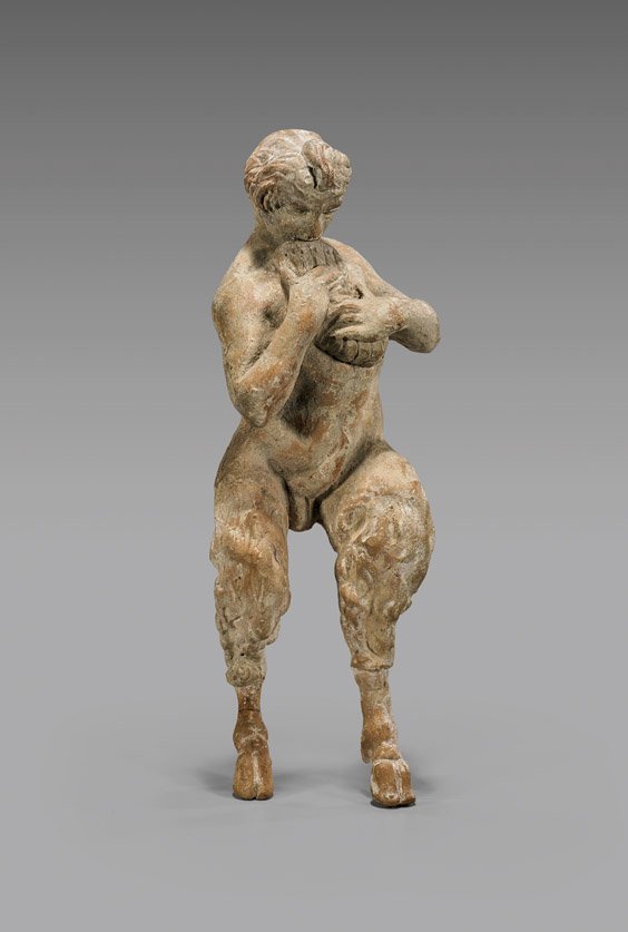 ROMAN TERRACOTTA FAUNUS (1 of 1)