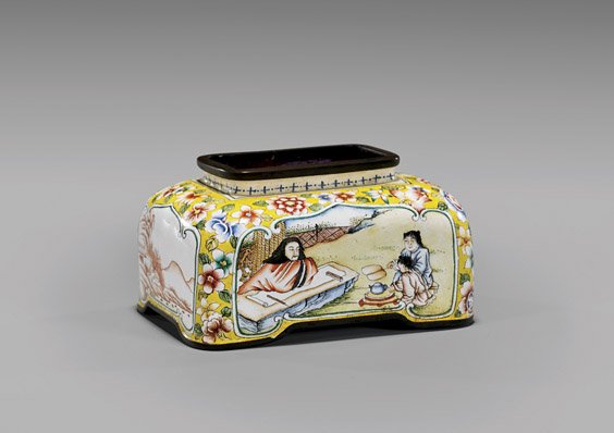 Small Enamel on Copper Brushwasher (1 of 3)