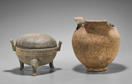 Two Early Chinese Painted Pottery Vessels (1 of 1)