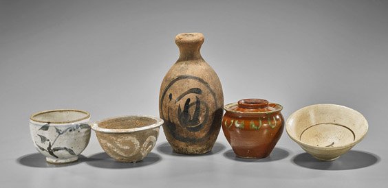 Five Old & Antique Chinese Ceramics (1 of 1)