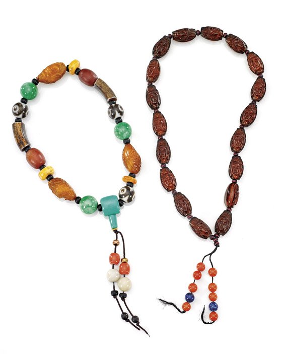 Five Buddhist Prayer Beads (1 of 2)