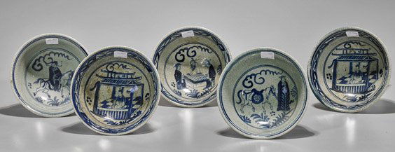 Twelve Ming-Style Porcelains (1 of 4)