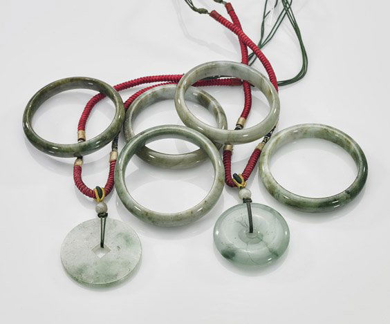 Seven Chinese Carved Jades (1 of 1)