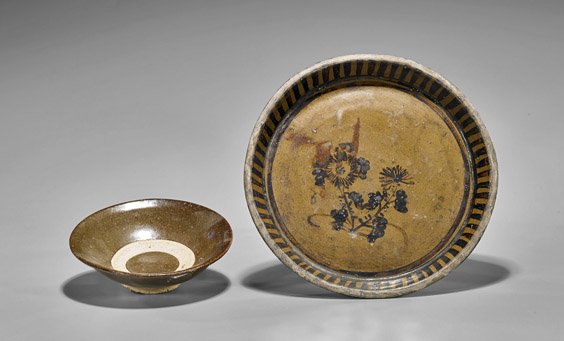 Two Antique Chinese Glazed Dishes (1 of 1)