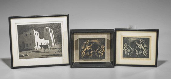 Three Framed Artworks by Art Frink (1 of 3)