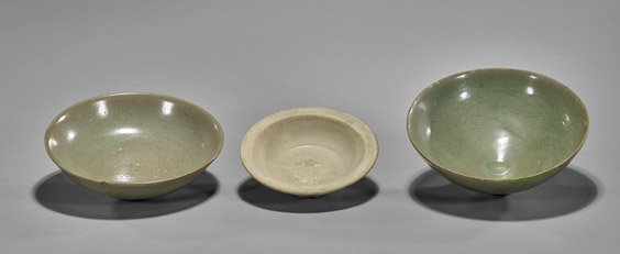 Three Song/Yuan Dynasty Celadon Bowls (1 of 1)