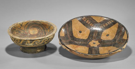 Two Neolithic Painted Pottery Bowls (1 of 1)
