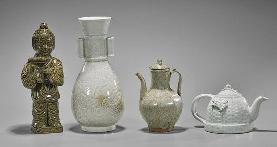 Four Early-Style Chinese Ceramics (1 of 1)