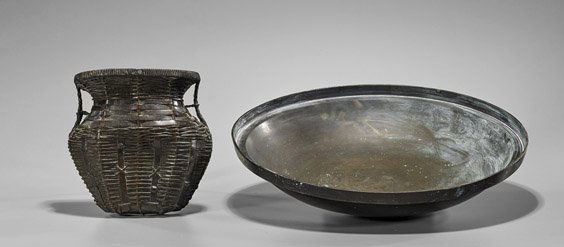 Two Antique Japanese Bronzes (1 of 1)