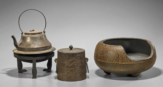 Three Chinese Iron Vessels (1 of 1)