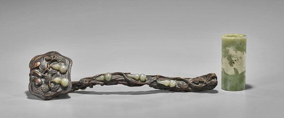 Two Scholar's Objects: Scepter & Pot (1 of 1)