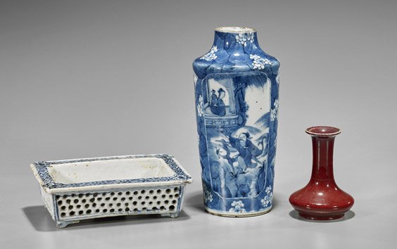 Three Antique Chinese Porcelains (1 of 2)