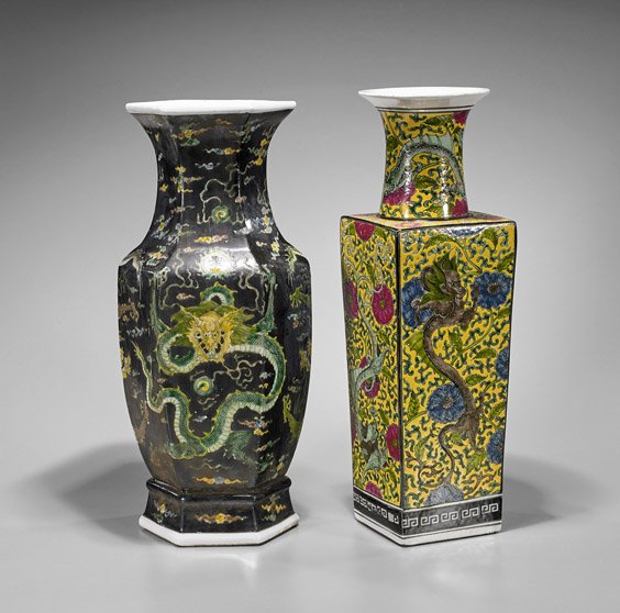 Two Kangxi-Style Porcelain Vase (1 of 2)