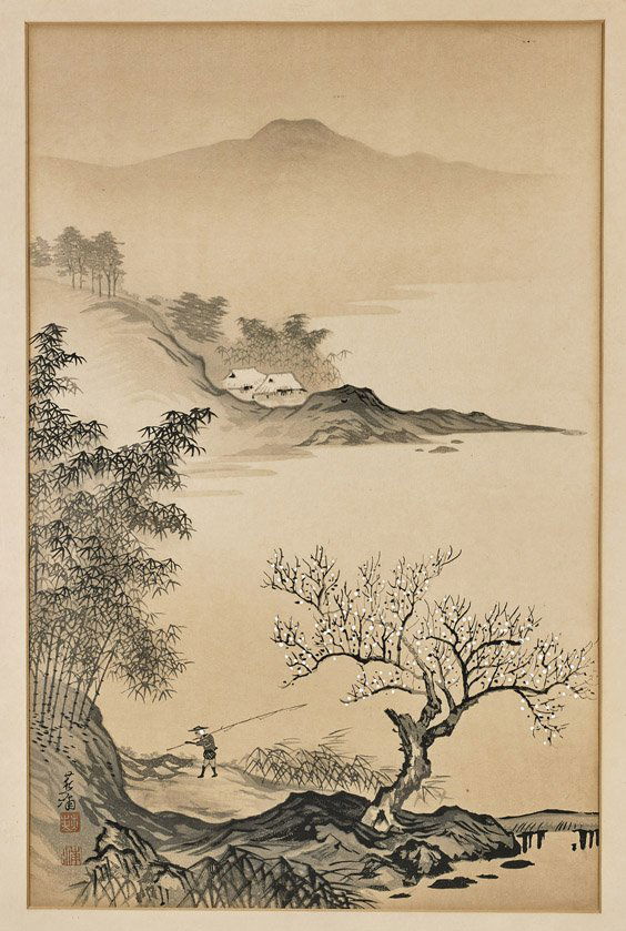 Five Chinese Woodblock Prints (1 of 6)