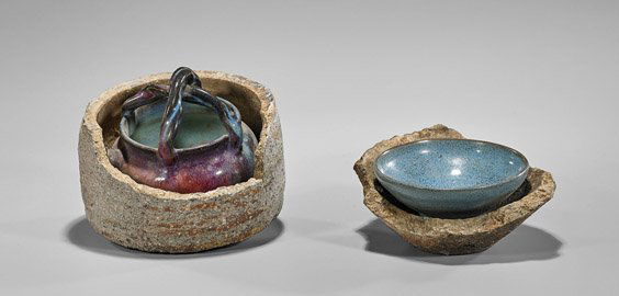 Two Junyao-Type Glazed Ceramics (1 of 1)
