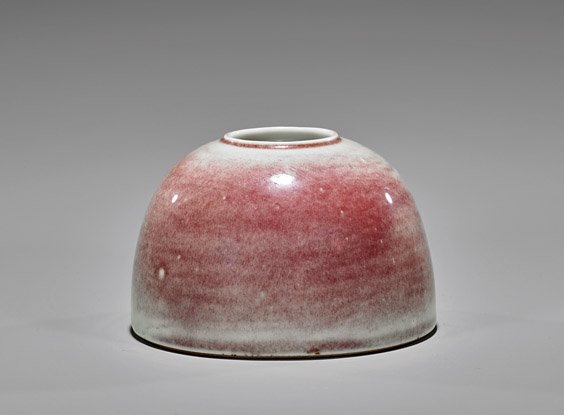 ANTIQUE 'PEACHBLOOM' BEEHIVE COUPE (1 of 3)