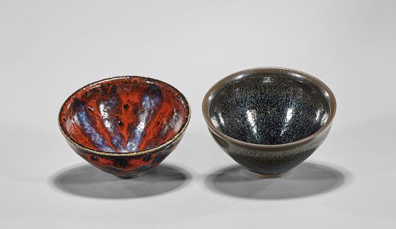 Two Song-Style Glazed Tea Bowls (1 of 1)