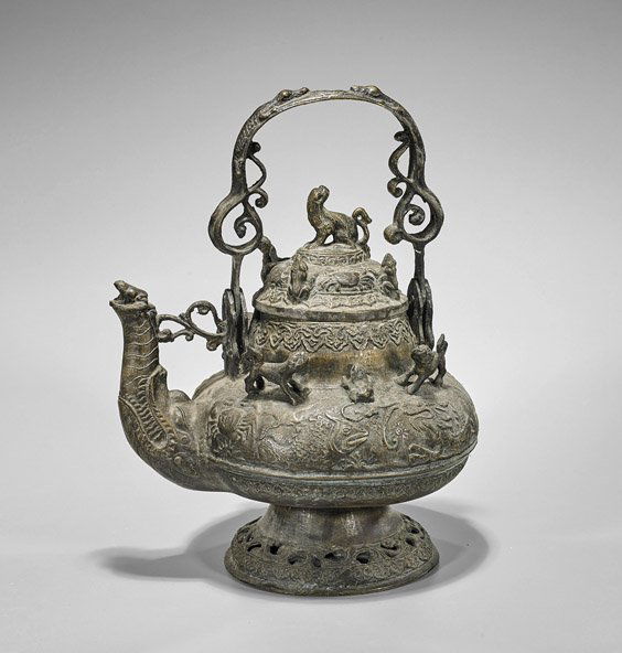 Antique Southeast Asian Bronze Ewer (1 of 1)